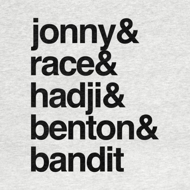 Jonny & Race & Hadji & Benton & Bandit by Tdjacks1